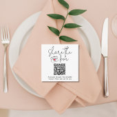 Deel de Love Scan QR Code Trouwtafel Informatiekaartje