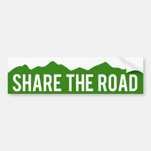 Deel de Road Colorado Bumpersticker (Voorkant)
