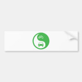 Deel de Road Yin Yang Bumpersticker (Voorkant)