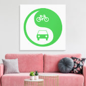 Deel de Road Yin Yang Canvas Afdruk (Insitu (Woonkamer))
