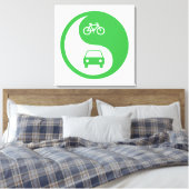 Deel de Road Yin Yang Canvas Afdruk (Insitu (Slaapkamer))
