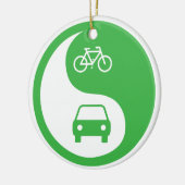 Deel de Road Yin Yang Keramisch Ornament (Links)