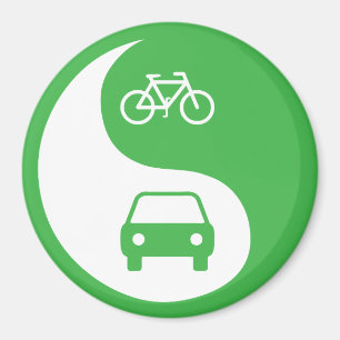 Deel de Road Yin Yang Magneet