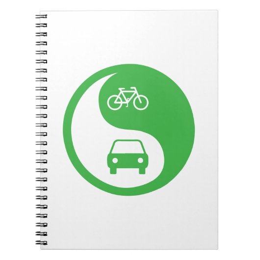 Deel de Road Yin Yang Notitieboek (Voorkant)