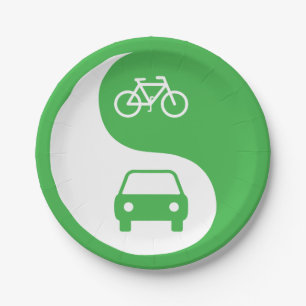 Deel de Road Yin Yang Papieren Bordje