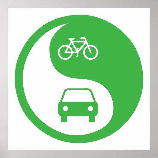 Deel de Road Yin Yang Poster (Voorkant)