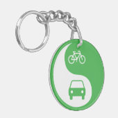 Deel de Road Yin Yang Sleutelhanger (Voorkant Links)