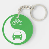 Deel de Road Yin Yang Sleutelhanger (Achterkant)