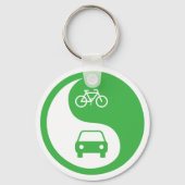 Deel de Road Yin Yang Sleutelhanger (Voorkant)