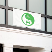 Deel de Road Yin Yang Spandoek (Buitenkant Gebouw)