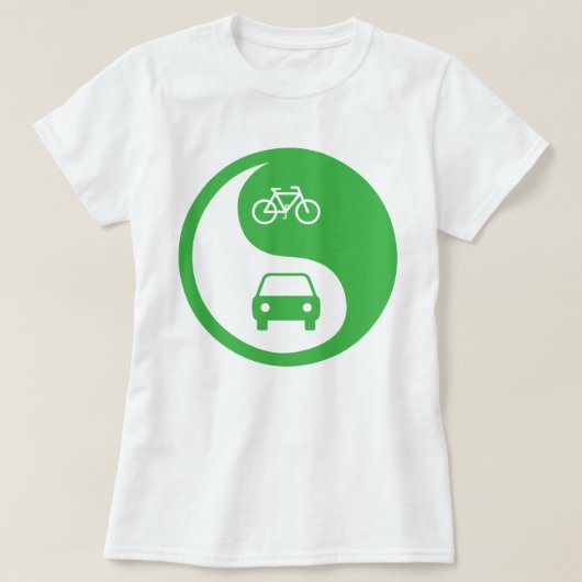 Deel de Road Yin Yang T-shirt (Design voorkant)