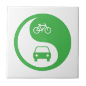 Deel de Road Yin Yang Tegeltje (Voorkant)