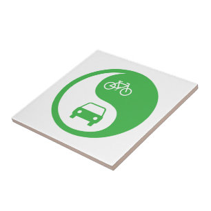 Deel de Road Yin Yang Tegeltje