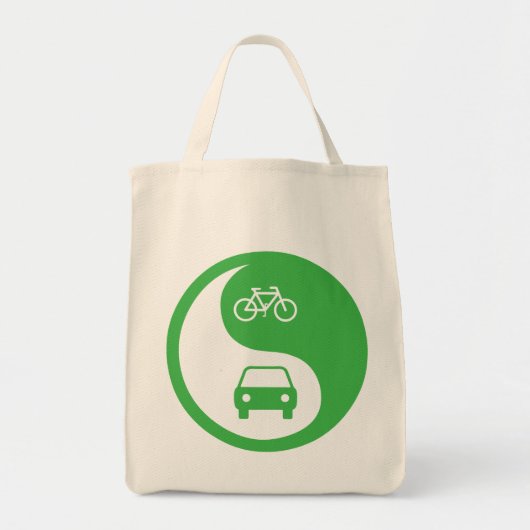 Deel de Road Yin Yang Tote Bag (Voorkant)