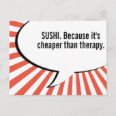 Deel de sushi briefkaart (Voorkant)