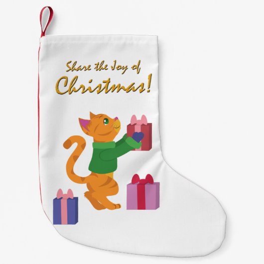 Deel de vreugde van Kerstmis! Kleine Kerstsok (Voorkant)