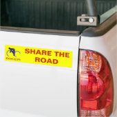 DEEL DE WEG BUMPERSTICKER (Op Truck)