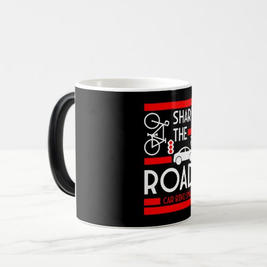 Deel de weg magische mok (Voorkant links)