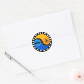 DEEL DE WEG RONDE STICKER (Envelop)
