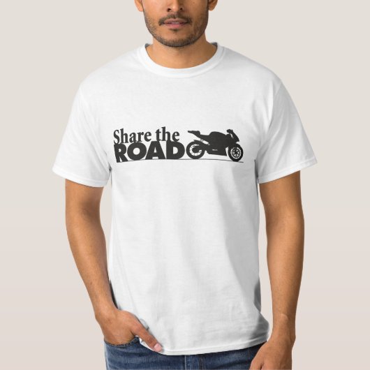 Deel de weg t-shirt (Voorkant)