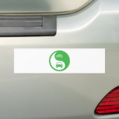 Deel de Weg Yin Yang Bumpersticker (Op auto)