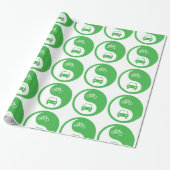 Deel de Weg Yin Yang Cadeaupapier (Uitgerold)