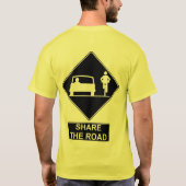 Deel de weg - zwart t-shirt (Achterkant)