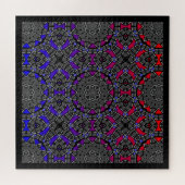 Deel dertien van de caleidoscoop art dertien legpuzzel (Horizontaal)