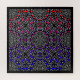 Deel dertien van de caleidoscoop art dertien legpuzzel
