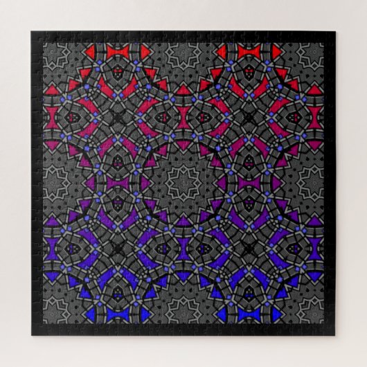 Deel dertien van de caleidoscoop art dertien legpuzzel (Verticaal)
