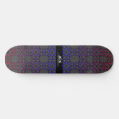 Deel dertien van de caleidoscoop art dertien persoonlijk skateboard (Horizontaal)