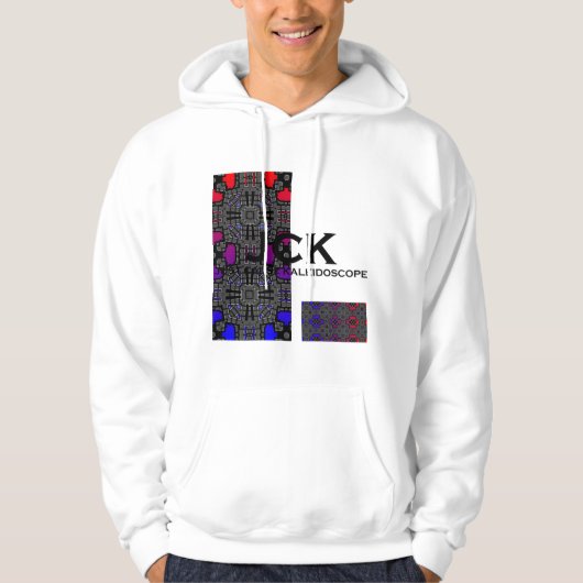 Deel dertien's caleidoscoop art acht hoodie (Voorkant)