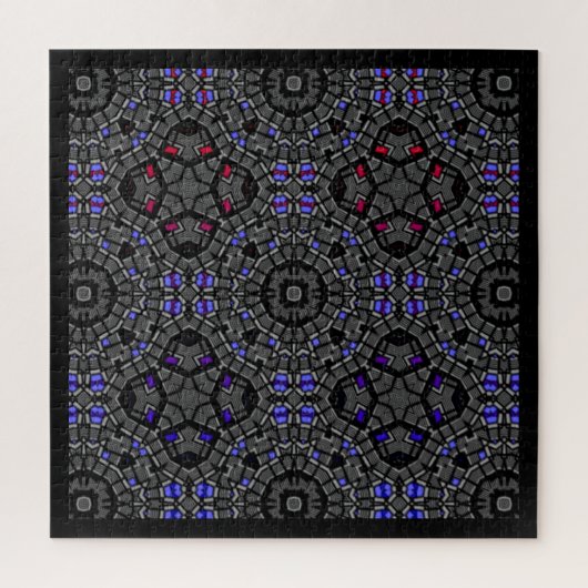 Deel dertien's caleidoscoop art acht legpuzzel (Verticaal)