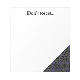 Deel dertien's caleidoscoop art acht notitieblok