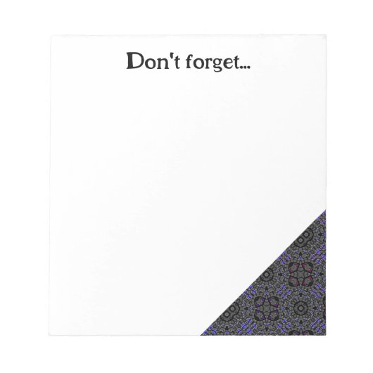 Deel dertien's caleidoscoop art acht notitieblok (Voorkant)