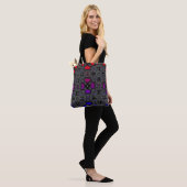 Deel dertien's caleidoscoop art acht tote bag (Op model)