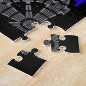 Deel dertien's caleidoscoop art achttien legpuzzel (Zijkant)
