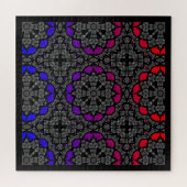 Deel dertien's caleidoscoop art achttien legpuzzel (Horizontaal)