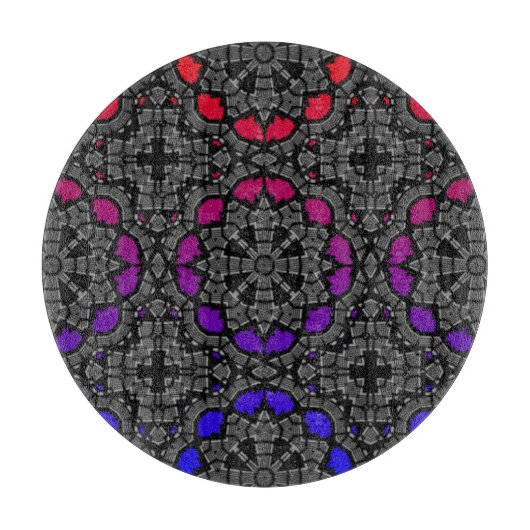 Deel dertien's caleidoscoop art achttien snijplank (Voorkant)