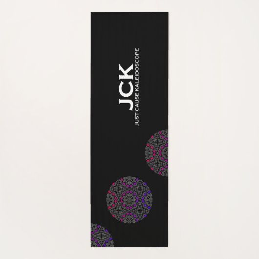 Deel dertien's caleidoscoop art achttien yogamat (Achterkant)