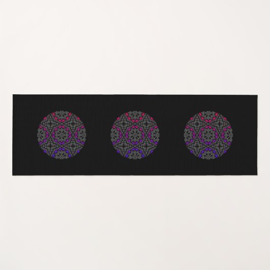 Deel dertien's caleidoscoop art achttien yogamat (Voorkant (horizontaal))