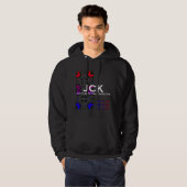 Deel dertien's caleidoscoop art drie hoodie (Voorkant volledig)