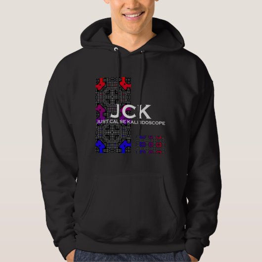 Deel dertien's caleidoscoop art drie hoodie (Voorkant)