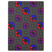 Deel dertien's caleidoscoop art drie klembord (Achterkant)