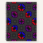 Deel dertien's caleidoscoop art drie notitieboek (Voorkant)