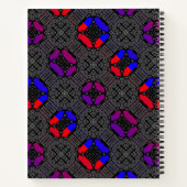 Deel dertien's caleidoscoop art drie notitieboek (Achterkant)