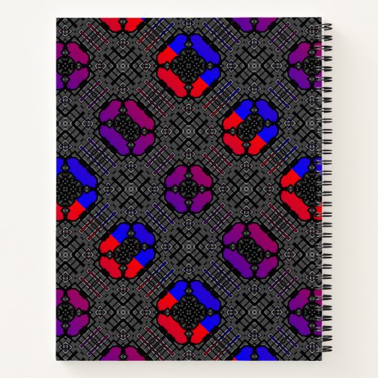 Deel dertien's caleidoscoop art drie notitieboek (Achterkant)