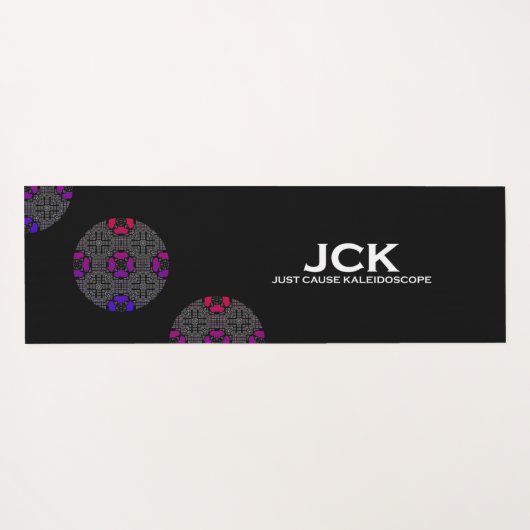 Deel dertien's caleidoscoop art drie yogamat (Achterkant (horizontaal))