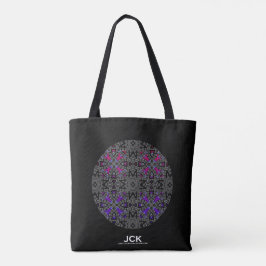 Deel dertien's caleidoscoop art drieëntwintig tote bag