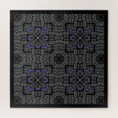 Deel dertien's caleidoscoop art elf legpuzzel (Horizontaal)